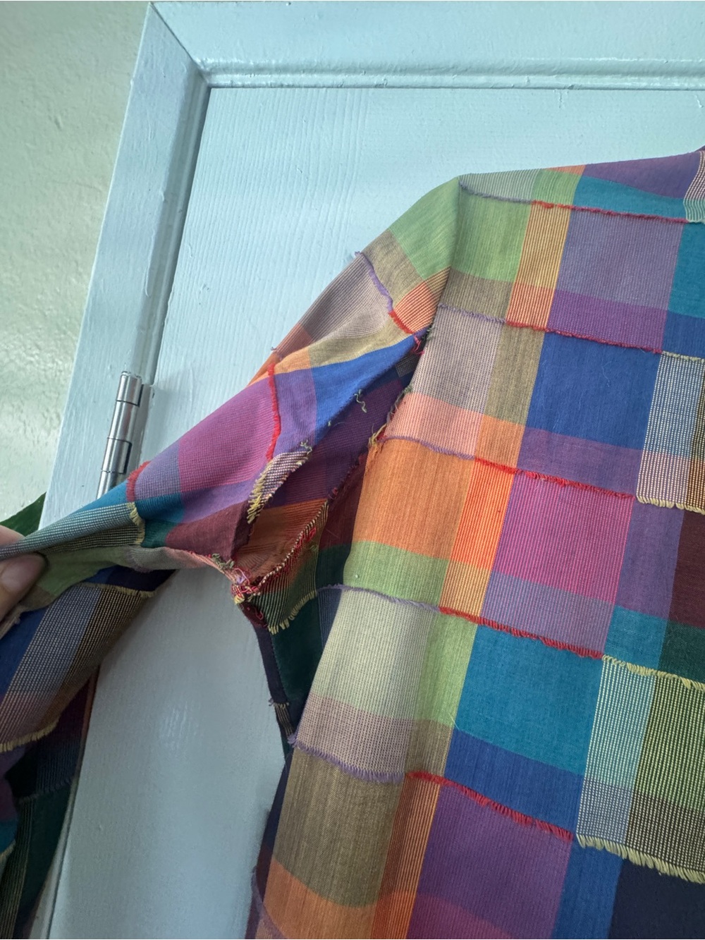 Vintage 70s Dress, Gaymode Penneys Patchwork Maxi Dress Union Made Size S/M - Picture 7 of 9